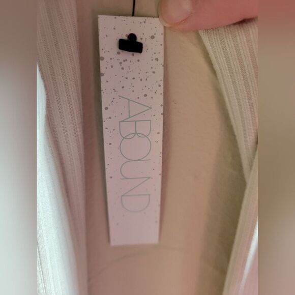 Abound "rainy day" long sleeve ribbed slit midi dress New with Tags size L - Picture 4 of 7